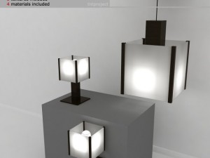 3 lamps 3D Model