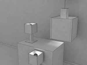 3 lamps 3D Model