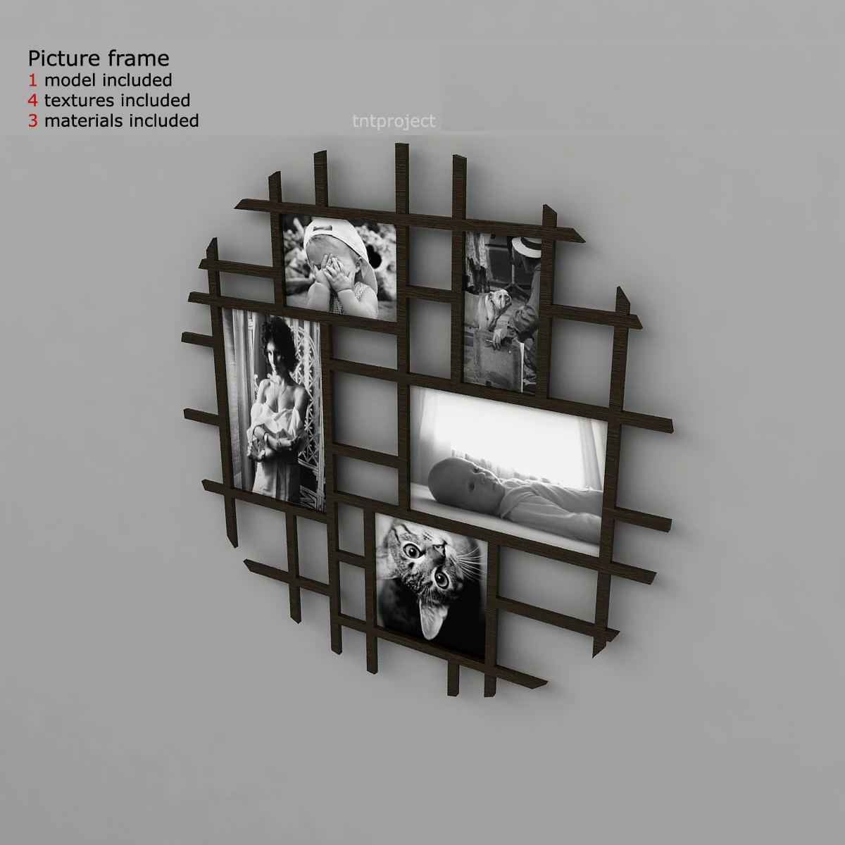 picture frame 3D Model .c4d .max .obj .3ds .fbx .stl .blend 