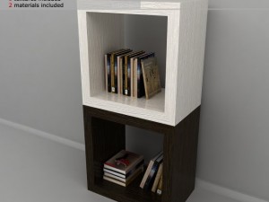 open cabinet 3Dモデル