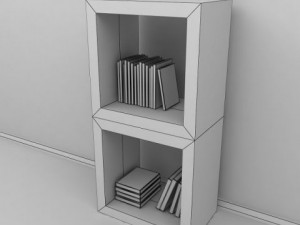 open cabinet 3D Модель