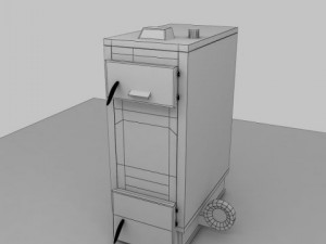 heating stove 24kw 3D Model