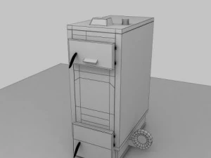 heating stove 24kw 3D Model