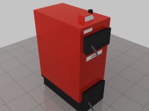 heating stove 24kw 3D Model
