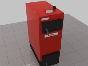heating stove 24kw 3D Model