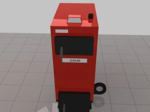 heating stove 24kw 3D Model