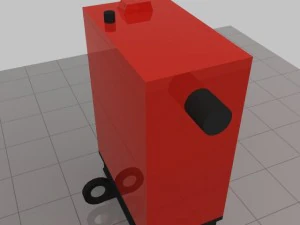 heating stove 24kw 3D Model