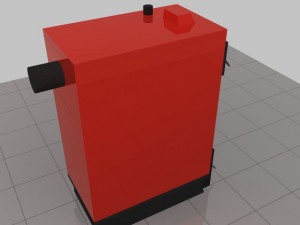 heating stove 24kw 3D Model