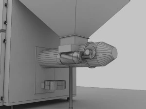 heating stove 25kw 3D Model