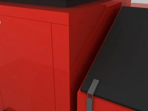 heating stove 25kw 3D Model