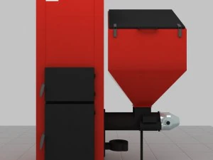 heating stove 25kw 3D Model