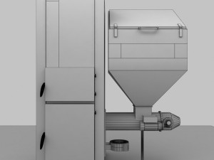 heating stove 25kw 3D 모델