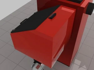 heating stove 25kw 3D Model
