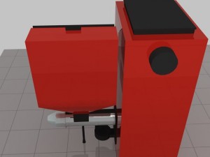 heating stove 25kw 3D 모델