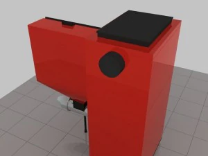 heating stove 25kw 3D Model