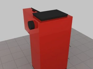 heating stove 25kw 3D Model