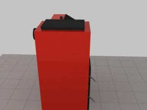 heating stove 25kw 3D Model