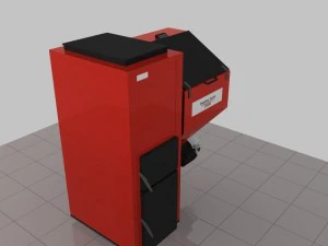heating stove 25kw 3D Model
