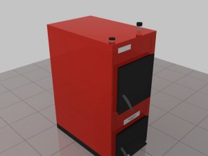 heating stove 17kw Modèle 3D