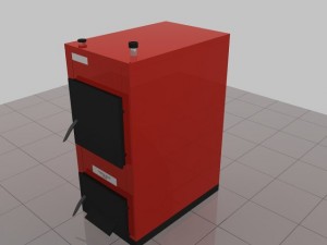heating stove 17kw Modèle 3D