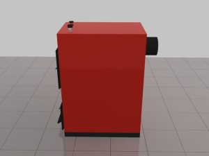 heating stove 17kw Modèle 3D