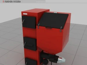 отопительная печь 3D Модель