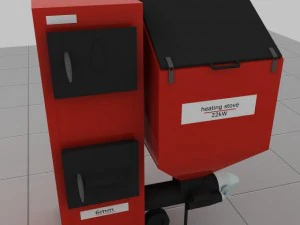 heating stove 3D Model