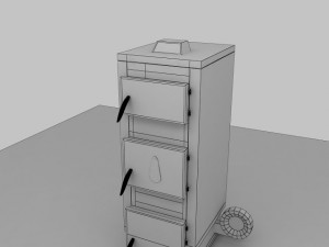 heating stove Modèle 3D