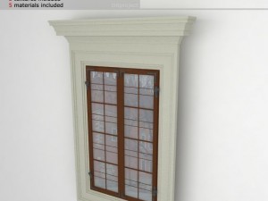 renaissance window 3D-Modell