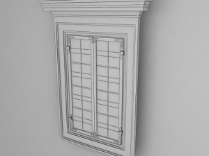 renaissance window 3D Model
