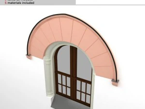 르네상스 창 3D 모델