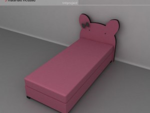 children bed princessa Modèle 3D