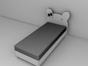 children bed princessa Modèle 3D
