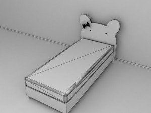 children bed princessa Modèle 3D
