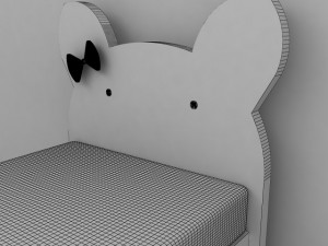 children bed princessa Modèle 3D