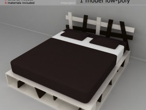 bed cross 3D Model