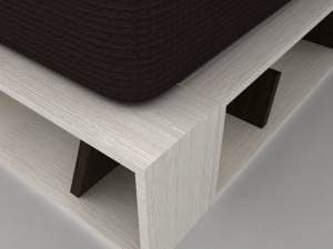 bed cross 3D 模型