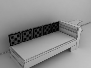bed kokeshi Modèle 3D