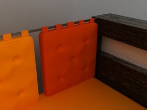 bed kokeshi Modèle 3D