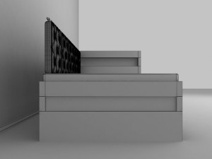 bed kokeshi Modèle 3D