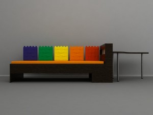 bed kokeshi Modèle 3D