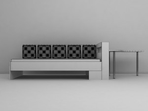 bed kokeshi Modèle 3D