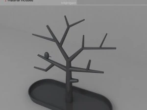 보석 나무 3D 모델