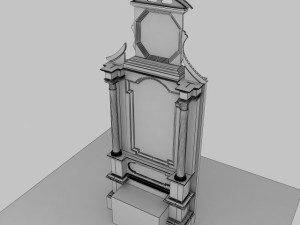 church altar 3Dモデル