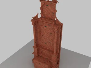 church altar 3D Model