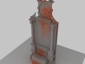church altar 3D Model