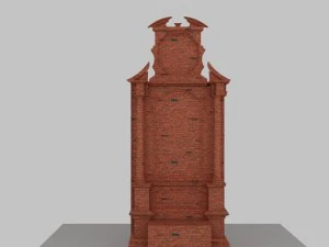 church altar 3D Model