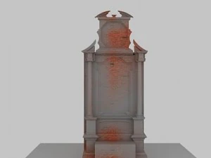 church altar 3D Model