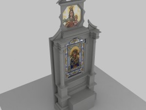 church altar 3Dモデル