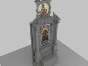 church altar 3D Model